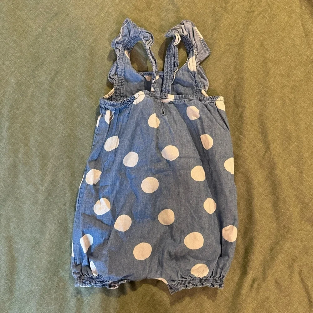 Girl’s 18 month Denim Chambray 3 piece lot Dresses Romper Carter’s - Cat & Jack‎